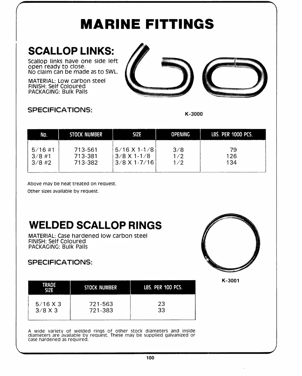 Marine Hardware — page 1 of the Dibblee Industries catalog (W.J. Keating, 1940–)